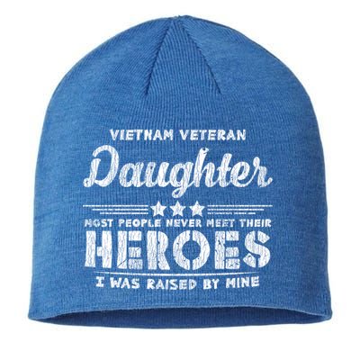 Vietnam Veteran Daughter Hero Father Proud Dad Papa Veteran Gift Sustainable Beanie