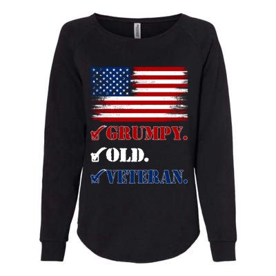 Vietnam Veterans Day Veteran Lives Matter Grumpy Old Veteran Gift Womens California Wash Sweatshirt