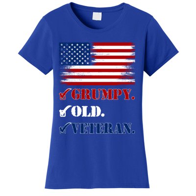 Vietnam Veterans Day Veteran Lives Matter Grumpy Old Veteran Gift Women's T-Shirt