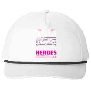 Vietnam Veteran Daughter Raised By My Hero Snapback Five-Panel Rope Hat