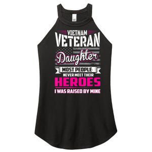 Vietnam Veteran Daughter Raised By My Hero Women’s Perfect Tri Rocker Tank