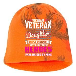 Vietnam Veteran Daughter Raised By My Hero Kati - Camo Knit Beanie