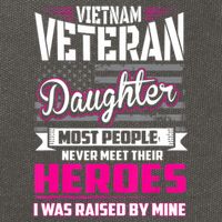 Vietnam Veteran Daughter Raised By My Hero Cotton Canvas Backpack