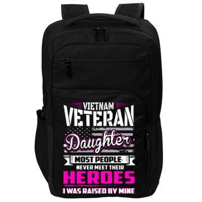 Vietnam Veteran Daughter Raised By My Hero Impact Tech Backpack