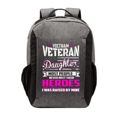 Vietnam Veteran Daughter Raised By My Hero Vector Backpack