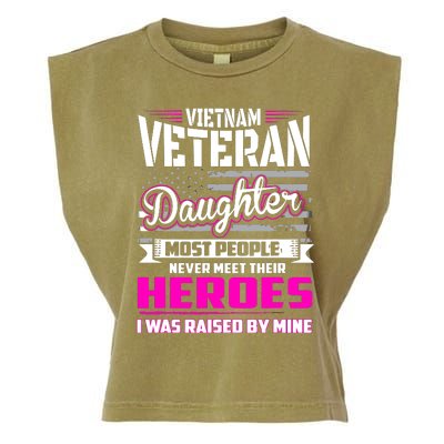 Vietnam Veteran Daughter Raised By My Hero Garment-Dyed Women's Muscle Tee