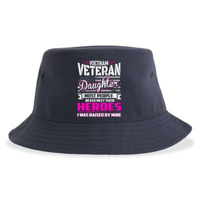 Vietnam Veteran Daughter Raised By My Hero Sustainable Bucket Hat