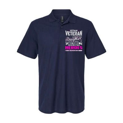 Vietnam Veteran Daughter Raised By My Hero Softstyle Adult Sport Polo