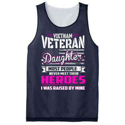 Vietnam Veteran Daughter Raised By My Hero Mesh Reversible Basketball Jersey Tank