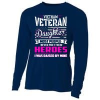 Vietnam Veteran Daughter Raised By My Hero Cooling Performance Long Sleeve Crew