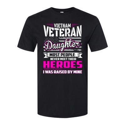 Vietnam Veteran Daughter Raised By My Hero Softstyle CVC T-Shirt