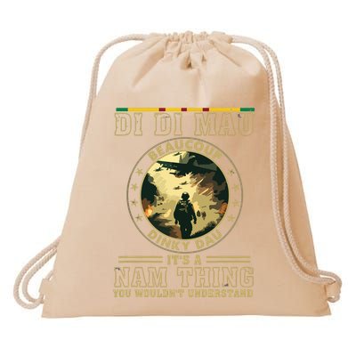 Vietnam Veteran Di Di Mau Vietnam War Memory Memorial Day Drawstring Bag