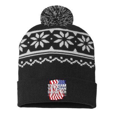 Vietnam Veteran Daughter USA-Made Snowflake Beanie