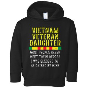 Vietnam Veteran Daughter Raised By My Hero War Veteran's Toddler Hoodie