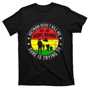 Vietnam Veterans Day Orange Agent Victims Retired Soldiers T-Shirt