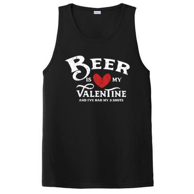 Vintage Valentines Day Design For Adultsgift Beer Is My Love Great Gift PosiCharge Competitor Tank