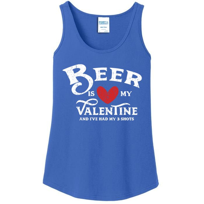 Vintage Valentines Day Design For Adultsgift Beer Is My Love Great Gift Ladies Essential Tank