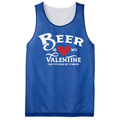 Vintage Valentines Day Design For Adultsgift Beer Is My Love Great Gift Mesh Reversible Basketball Jersey Tank