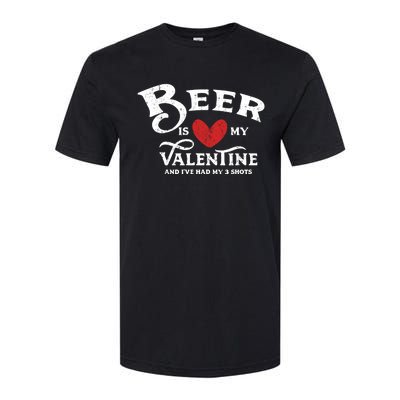 Vintage Valentines Day Design For Adultsgift Beer Is My Love Great Gift Softstyle CVC T-Shirt