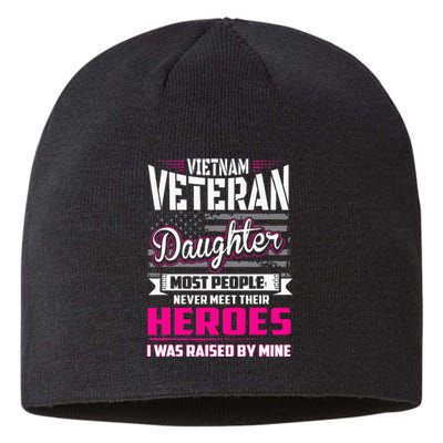 Vietnam Veteran Daughter Raised By My Hero Sustainable Beanie