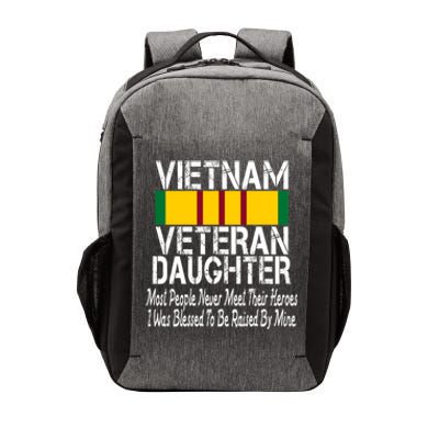 Vietnam Veteran Daughter Raised By My Hero Military Service Gift Vector Backpack