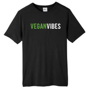 Vegan Vibes Design Gift For Plant Based Lifestyle Veganism Gift Tall Fusion ChromaSoft Performance T-Shirt