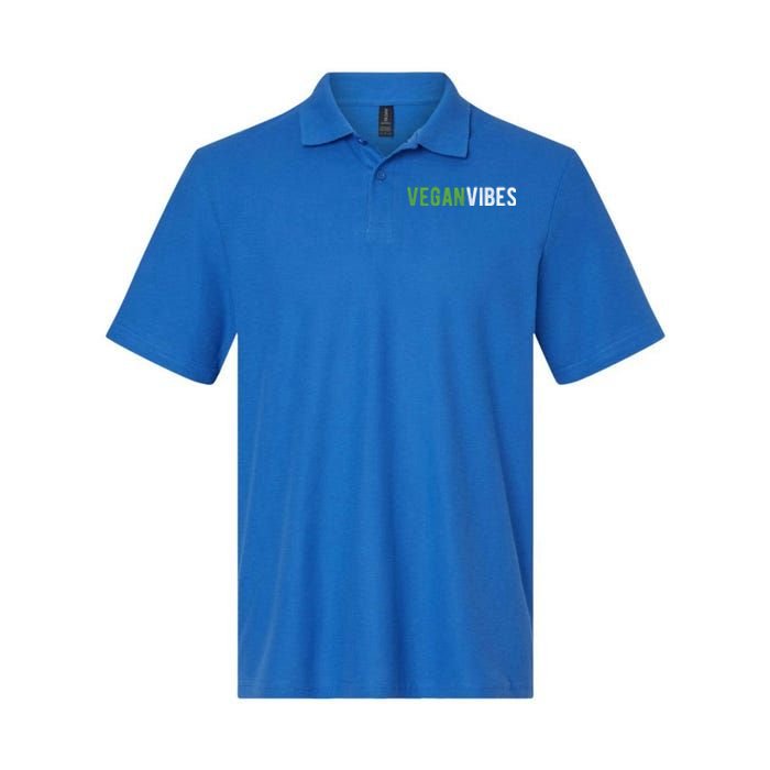 Vegan Vibes Design Gift For Plant Based Lifestyle Veganism Gift Softstyle Adult Sport Polo