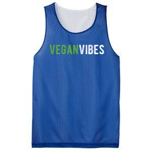 Vegan Vibes Design Gift For Plant Based Lifestyle Veganism Gift Mesh Reversible Basketball Jersey Tank