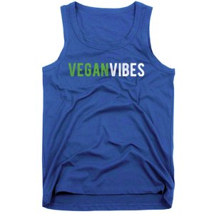 Vegan Vibes Design Gift For Plant Based Lifestyle Veganism Gift Tank Top