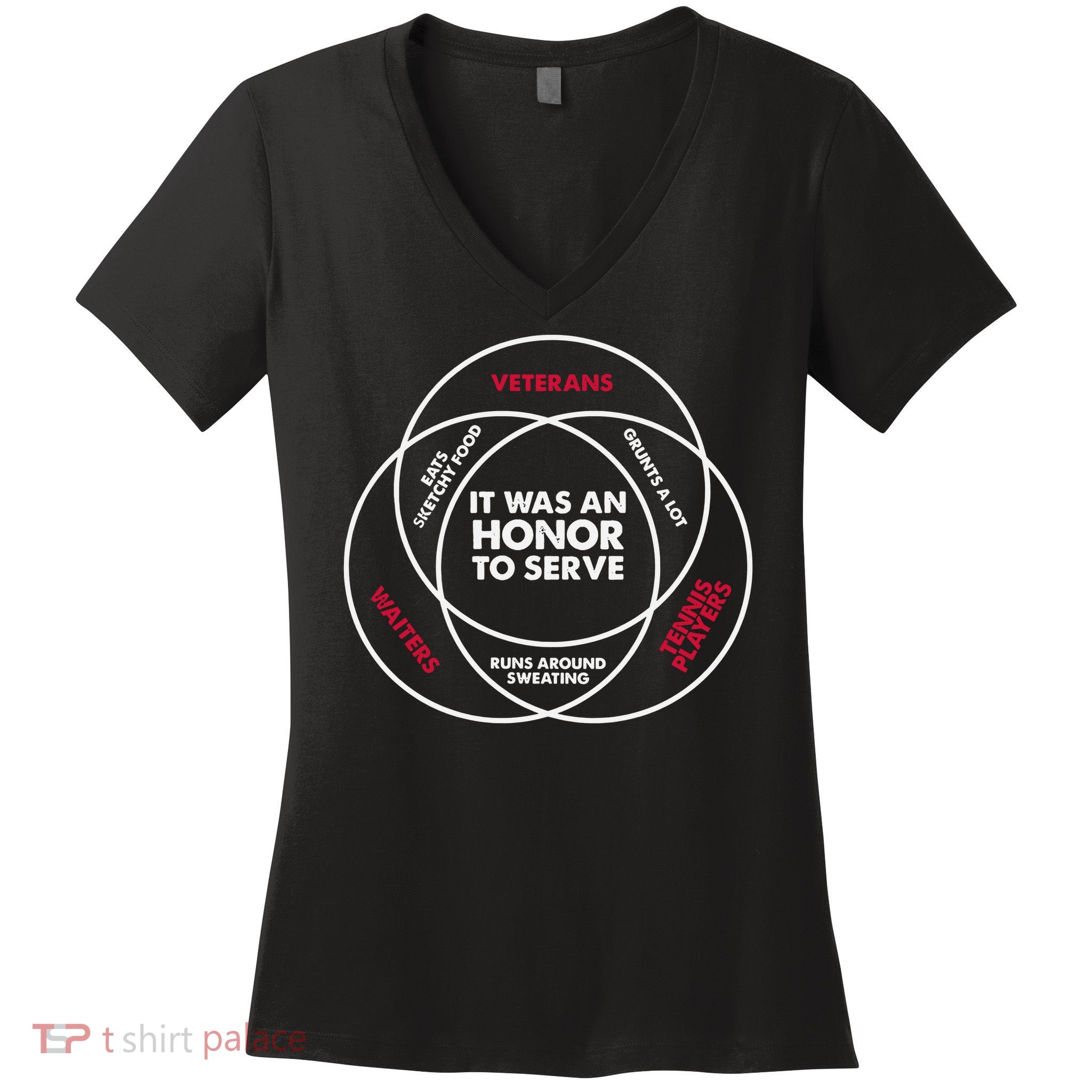 Vet Venn diagram Women's V-Neck T-Shirt