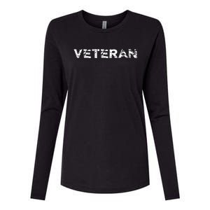 Veteran Womens Cotton Relaxed Long Sleeve T-Shirt