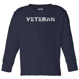 Veteran Toddler Long Sleeve Shirt