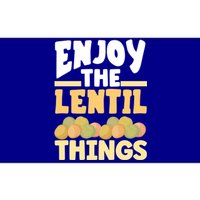 Vaganism Vegetarian Enjoy The Lentil Things Joke Gift Bumper Sticker