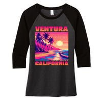 Ventura Women's Tri-Blend 3/4-Sleeve Raglan Shirt