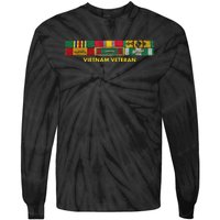 Vietnam Veteran Emblem Tie-Dye Long Sleeve Shirt