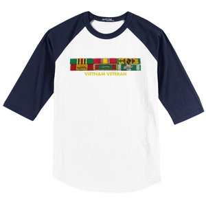 Vietnam Veteran Emblem Baseball Sleeve Shirt