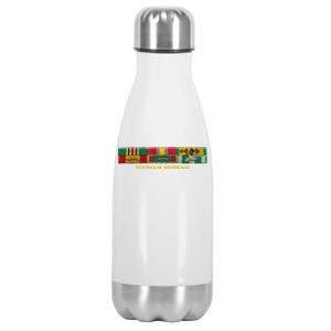 Vietnam Veteran Emblem Stainless Steel Insulated Water Bottle