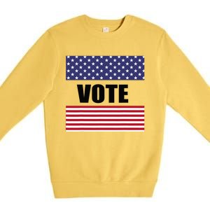 Vote Voting Elections Premium Crewneck Sweatshirt