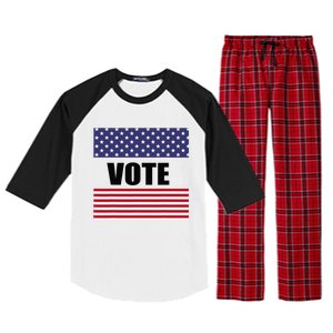 Vote Voting Elections Raglan Sleeve Pajama Set