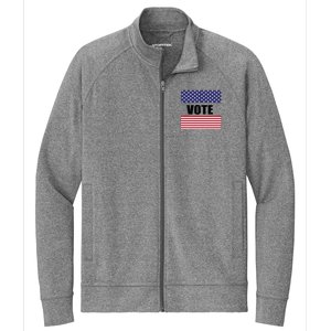 Vote Voting Elections Stretch Full-Zip Cadet Jacket