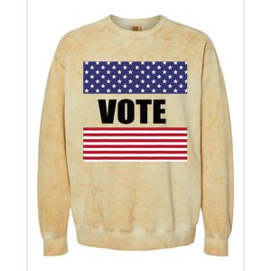 Vote Voting Elections Colorblast Crewneck Sweatshirt