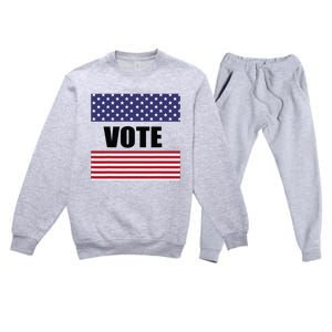 Vote Voting Elections Premium Crewneck Sweatsuit Set