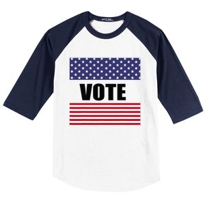 Vote Voting Elections Baseball Sleeve Shirt