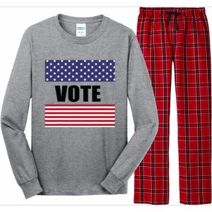 Vote Voting Elections Long Sleeve Pajama Set