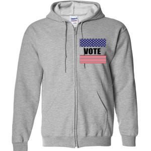 Vote Voting Elections Full Zip Hoodie