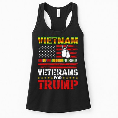 Vietnam Veterans For Trump 2024 Womens Tank Top