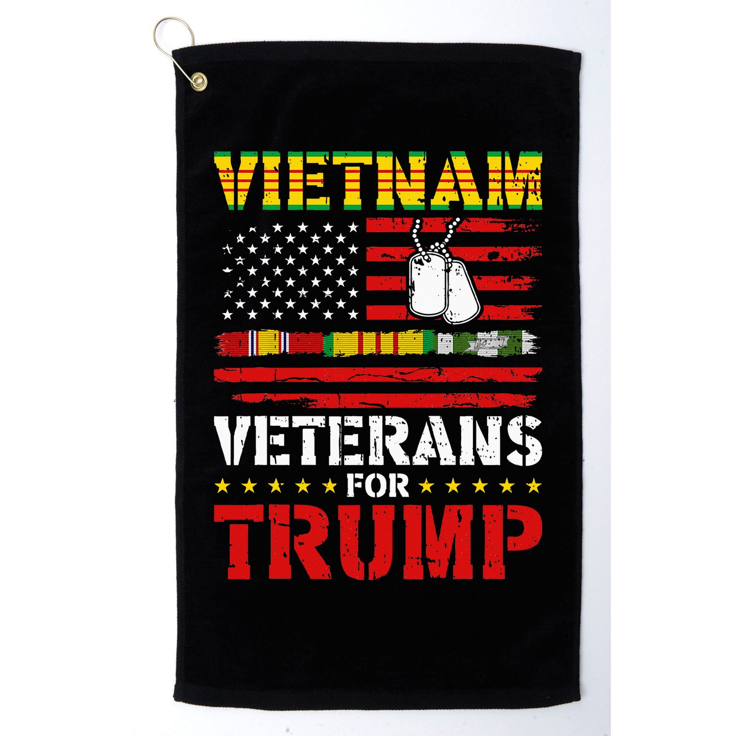 Vietnam Veterans For Trump 2024 Golf Towel