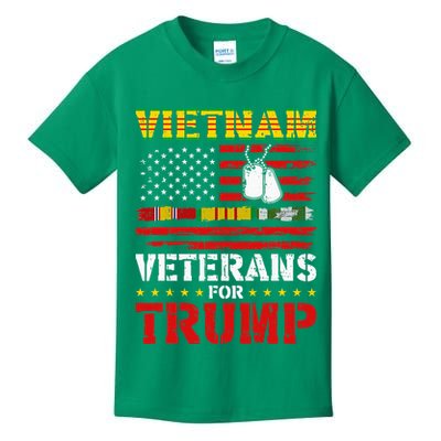 Vietnam Veterans For Trump 2024 Kids T-Shirt