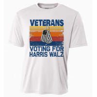 Veterans Voting For Harris Walz Waltz 2024 Cooling Performance Crew T-Shirt