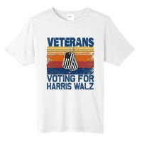 Veterans Voting For Harris Walz Waltz 2024 Tall Fusion ChromaSoft Performance T-Shirt